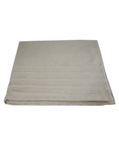 Shower towel, cotton, light grey, 70x130 cm, 450 gsm