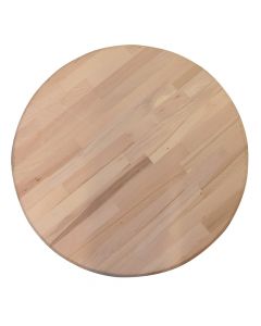 Tabletop, wooden, natural, Ø60 xH2 cm
