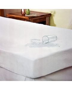 Mbrojtëse dysheku kundra ujit, dopjo, pambuk, 180x200+30 cm