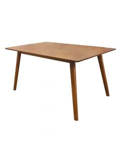 Tavolinë ngrënie, druri, kafe, 150x90xH75 cm