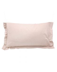 Pillow cases (x2), cotton, pastel, 50x80 cm