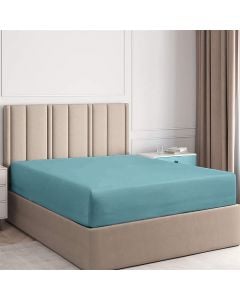 Double bed linen, Jolie, cotton, blue stone, 160x190 cm