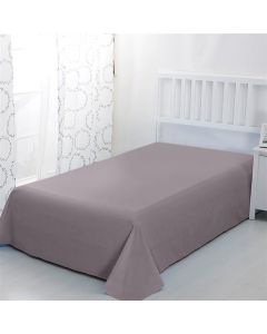 Straight single bed linen, Jolie, cotton, dusty pink, 165x240 cm