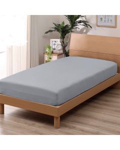 Single bed linen, Jolie, cotton, grey, 90x190 cm