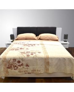 HomeLife bedlinen set, double, polyester and cotton, colorful, 240x240 cm; 160x190+25 cm(with elastic); 50x80 cm (x2)