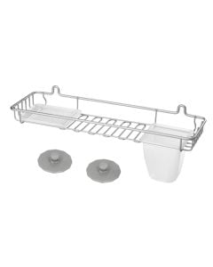 Raft tualeti, Artic, me ngjitje, veshje polytherm®, gri/e bardhë, 38x12xH15 cm