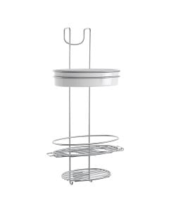 Mbajtëse shampo, Orbit, veshje chrometherm®, gri, 29x13xH58 cm