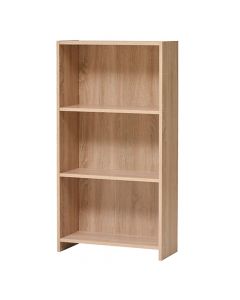 Book shelf, Buki, melamine, sonoma oak, 57x24.5xH108.5 cm