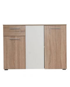 Cabinet, Ritmo, melamine, sonoma oak/white, 114.5x35xH80.5 cm