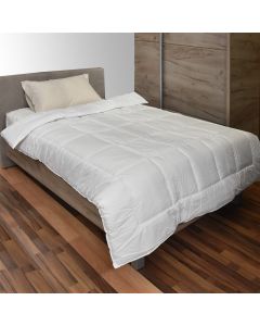 Quilt, single, cotton, white, 160x240 cm, 350 gr/m²
