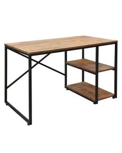 Tavolinë studimi, Eko, strukturë metali (zezë), syprinë melamine, 110x55xH76 cm