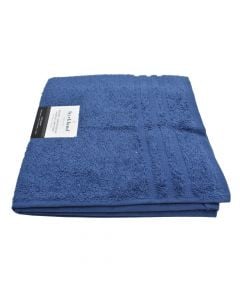 Face towel, cotton, blue, 500 gr/m2, 50x100 cm