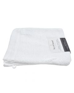 Towel set, 4 pieces, cotton, white, 500 gr/m2, 16x21 cm
