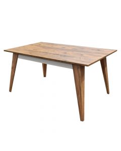 Tavolinë ngrënie, Misis, strukturë druri, natyrale, 150x90xH75 cm
