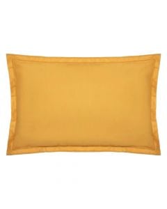 Këllëf jastëku, pambuk, e verdhë okër, 50x70 cm