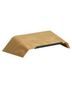Laptop stand, wooden, brown, 58x23x13 cm