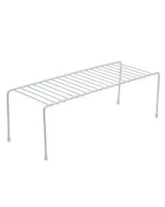 Raft organizimi, në kuzhinë, 1 nivel, metal, e bardhë, 30x13xH12.5 cm