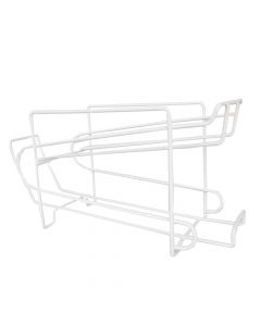Organization shelf, for drinks, 3 levels, metal, white, 23.5x14.5xH12cm