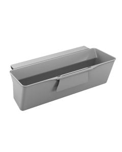 Kosh mbeturinash për kuzhinë, me varje, polipropilen, gri, 35x16xH13cm