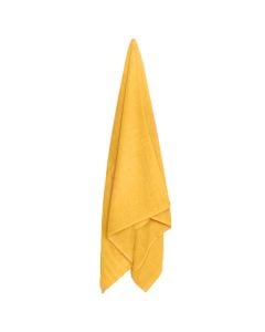 Shower towel, cotton, mustard, 450 gr/m², 100x150 cm