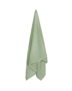 Shower towel, cotton, green, 450 gr/m², 100x150 cm