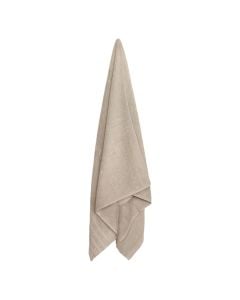 Shower towel, cotton, beige, 450 gr/m², 100x150 cm