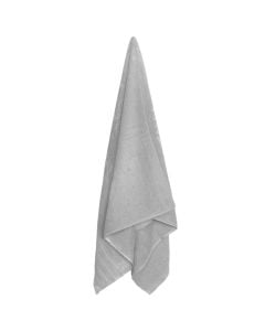 Shower towel, cotton, gray, 450 gr/m², 100x150 cm