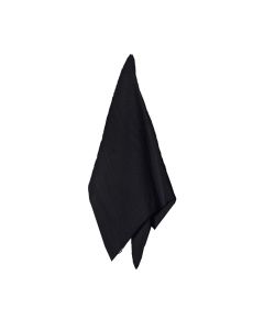 Hand towel, cotton, black, 450 gr/m², 30x50 cm