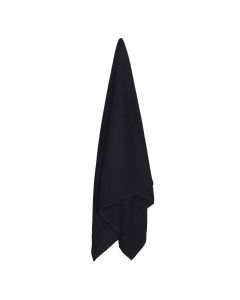 Shower towel, cotton, black, 450 gr/m², 70x140 cm