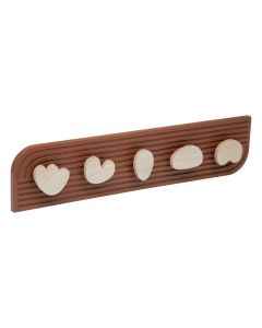 Wall hanger, Marine, mdf, brown/beige, 69xH15.8 cm