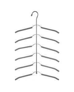 Clothes hanger, metal, silver, 36xH56 cm