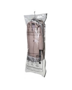Airproof packaging bag, L, polyethylene, transparent, 70xH140 cm