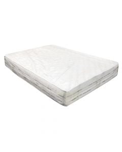 Mattress, sponge, white, 140x190xH23 cm