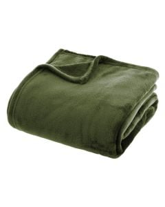 Blanket, polyester, green, 130x180 cm