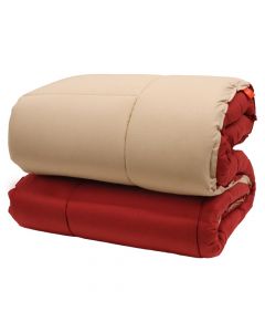 Quilt, single, cotton, red, 160x240 cm, 350 gr/m²