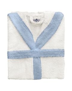 Robdishan, p&euml;r djem, pambuk, e bardh&euml;/blu, 350 gr (mosha 14 vje&ccedil;)