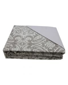 Bedlinen set, single, cotton, grey, 160x240 cm; 90x190+25 cm; 50x80 cm (x1)