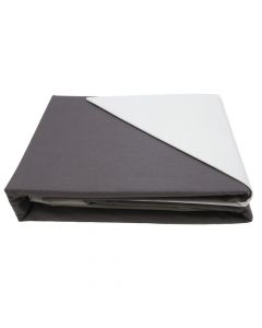 Bedlinen set, single, cotton, grey/beige, 160x240 cm; 90x190+25 cm; 50x80 cm (x1)