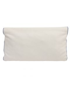Pillow, Air Flocon Tube, memory foam, polyester, white/blue, 40x70x10 cm