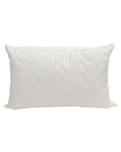 Pillow, Memo Flocon Hybrid, memory foam crumbs, polyester, white, 50x80 cm