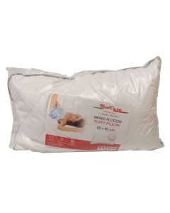 Pillow, Memo Flocon Puffy, memory foam crumbs, polyester, white, 50x80 cm