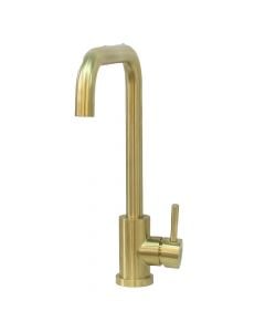 Sink Mixer, Premium 8202 G, gold, flexible pipes 1/2''