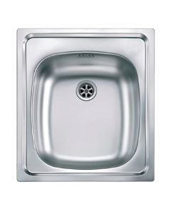 Stainless steel sink, Cinzia, 1 hole, R, 58x50 cm