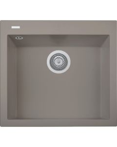 Granite sink, One-72, 1 hole, truffle, 56x50x20 cm