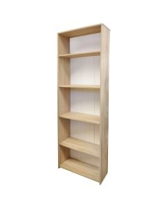 Bookcase, melamine, sonoma, 65x25xH183 cm