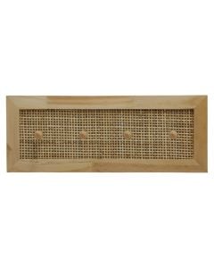 Varëse rrobash, druri, kafe, 5x40xH15 cm