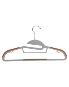 Clothes hangers, plastic, white, 5 pieces
