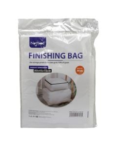 Packing bag, polyester, white, 80x45x15 cm