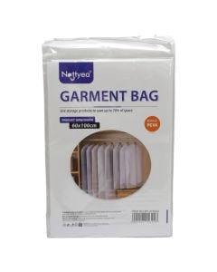 Ҫantë rrobash, poliestër, e bardhë, 60x100 cm