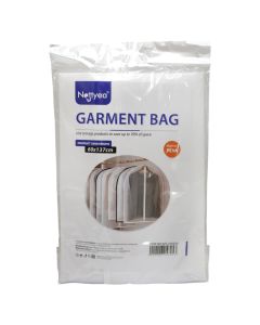 Ҫantë rrobash, poliestër, e bardhë, 60x137 cm